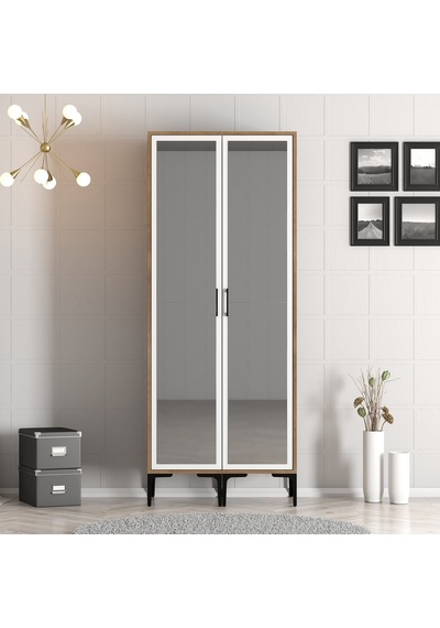 Variant Kumsal 2 Kapılı Rr Gardrop - Ceviz / Beyaz