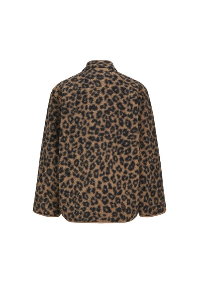 Jjxx Jxvera Leopar Desenli Peluş Ceket 12272583 Bordo