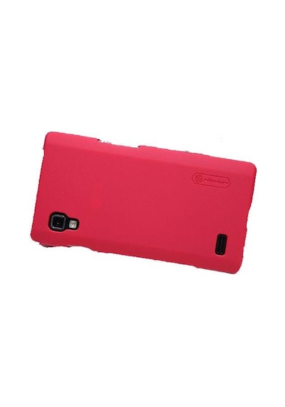 Nillkin Optimus L9 İle Uyumlu Sert Kauçuk Kılıf Kırmızı