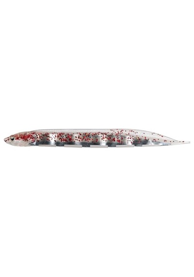 Flash-j Shirasu Sw 3" 5 Adet/paket 125 Clear Red Glitter/silver Olta