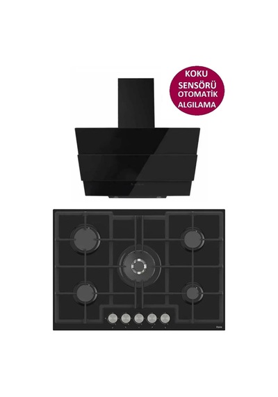 Ferre Mega Plus Serisi ED035 - SMRCW600 2'li Cam Ankastre Set