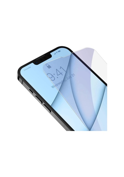 Baseus İphone 13 Mini 0.3mm Göz Korumalı Full Cam Ekran Koruyucu 2 Adet Set- 5775