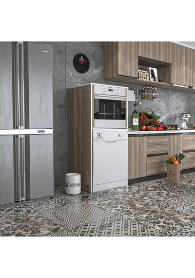 Kenzlife Ankastre Fırın&bulaşık Makinesi Dolabı Botan Crd 150 70 60 Çamaşır Makinesi