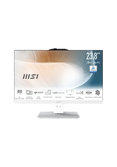 MSI MODERN AM242P 1M-2089XEU Core 5-120U 16 GB 512 GB SSD 23.8" Free Dos AIO Masaüstü Bilgisayar