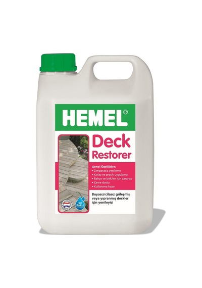 Deck Restorer 2.5 Lt Ahşap Yenileyici Dış Mekan Kullanımına Uygun Çevre Dostu Diğer