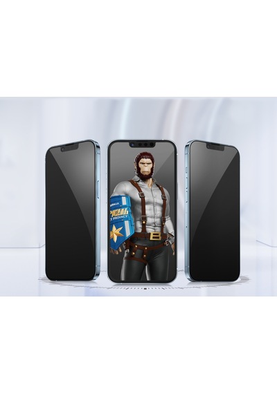 Blueo Apple Uyumlu iPhone 15 Pro Max  Hayalet Anti-peep Hayalet Ekran Koruyucu