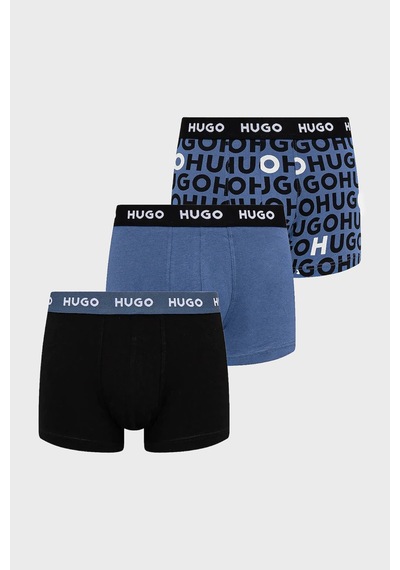 Hugo Erkek Boxer 50532550 976 Mavi-siyah Mavi-siyah