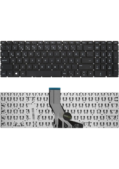 Hp Uyumlu Pavilion 15-bc200nt Z9d84ea , 15-bc202nt 1dn08ea Klavye Tr Siyah - Küçük Enter