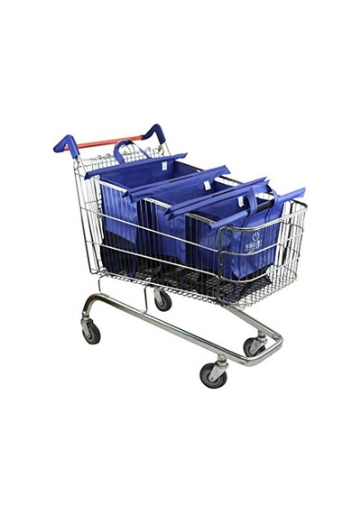 Trolley Bags Alışveriş Çantası Fileli 3'lü Set