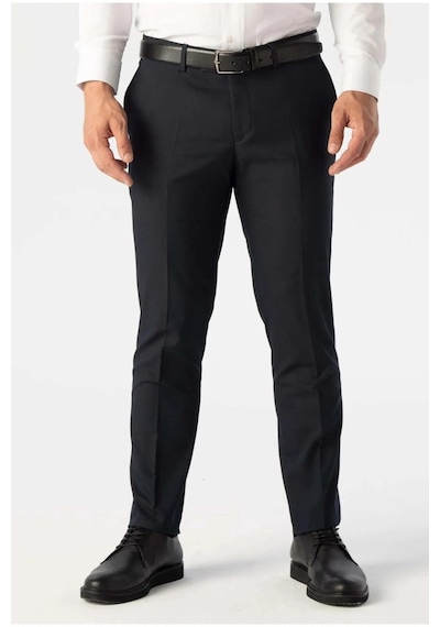 Classics Men Avasar Erkek Siyah Regular Fit Kumaş Pantolon-7223 Siyah