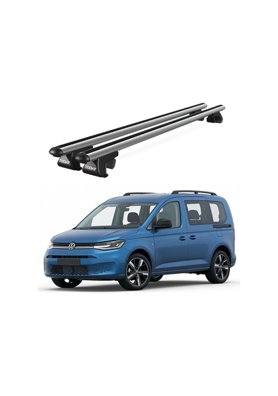 Venüs Volkswagen Caddy Life 5d 2015 Ve Sonrası Uyumlu Gri Ara Atkı Port Bagaj Tavan Barı