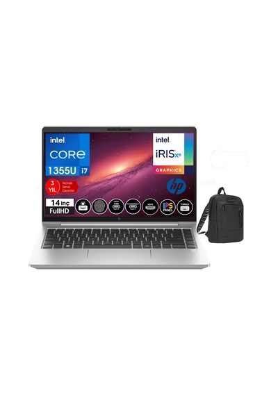HP EliteBook 640 G10 8A571EA112 i7-1355U 32 GB 2 TB SSD 14" Free Dos Dizüstü Bilgisayar + Çanta HP EliteBook 640 G10 8A571EA112 i7-1355U 32 GB 2 TB SSD 14" Free Dos Dizüstü Bilgisayar + Çanta