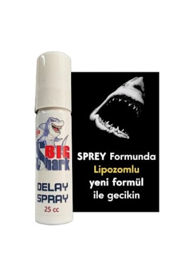 Asimox Bigshark Spray 25cc Lipozomlu Yeni Formül Ile Gecikin