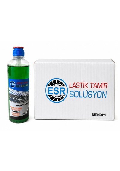 Esr Lastik Tamir Solüsyonu 400ml 30 Adet Sıvı Kit Bakım Ürünü