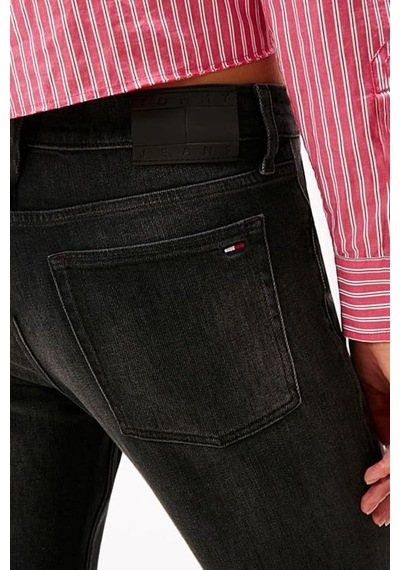 Kadın Orta Yüksel Bel Bootcut Fit Jean Pantolon - Siyah-10154 Islandblue
