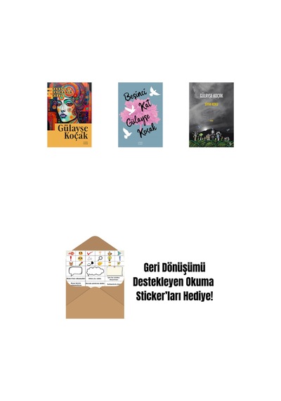 Yaratıcı Yazmanın Hazzı + Beşinci Kat + Siyah Koku + Okuma Sticker'ları