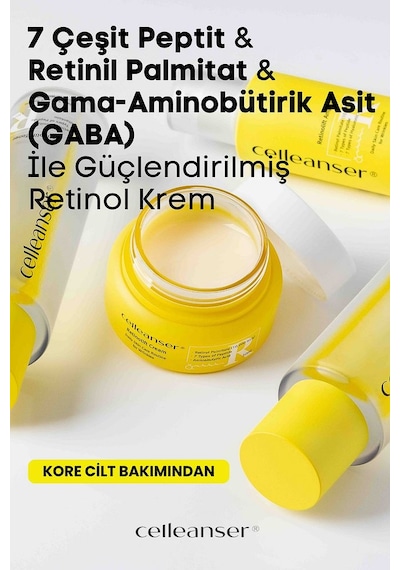 7 Çeşit Peptit & Retinil Palmitat İçeren Ve Aydınlatıcı Retinol Krem 7 Çeşit Peptit & Retinil Palmitat İçeren Ve Aydınlatıcı Retinol Krem
