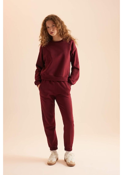 Defacto Bordo Kadın Alt-üst Takım D8022ax/br43 Bordo