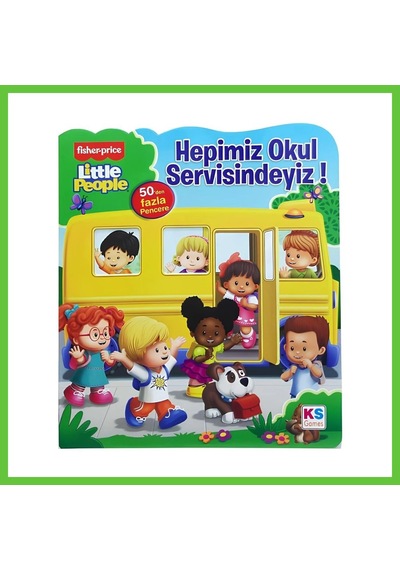 Bezos Hepimiz Okul Servisindeyiz Flap Book Dmc