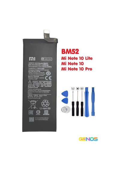 Xiaomi Mi Note 10/note10 Pro/mi Note 10 Lite Batarya Pil Bm52 + Tamir Seti