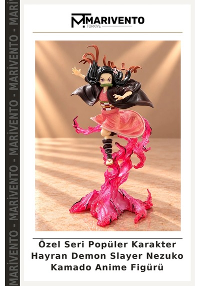 Özel Seri Popüler Karakter Hayran Demon Slayer Nezuko Kamado Anime Figürü