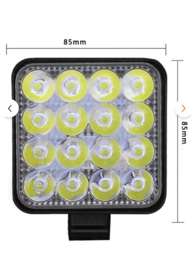 Astra Led 16 Led 5 Modlu Flaşlı Turuncu Beyaz Çalışma Lambası