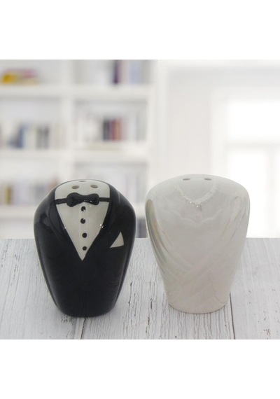 5X6Cm Gelin Damat Tuzluk Karabiberlik Porselen