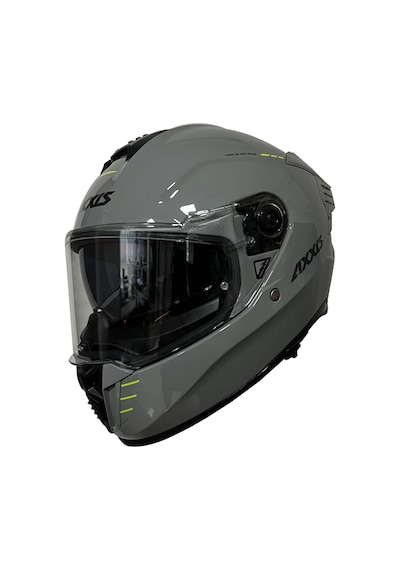 Axxis Hawk Sv Evo Solıd A12 Kapalı Motosiklet Kaskı Parlak Gri