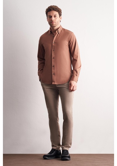 İmza Vizon Düğmeli Yaka Örme Uzun Kol Performans Ürün Slim Fit Esnek Gömlek 1004255270 Vizon İmza Vizon Düğmeli Yaka Örme Uzun Kol Performans Ürün Slim Fit Esnek Gömlek 1004255270 Vizon