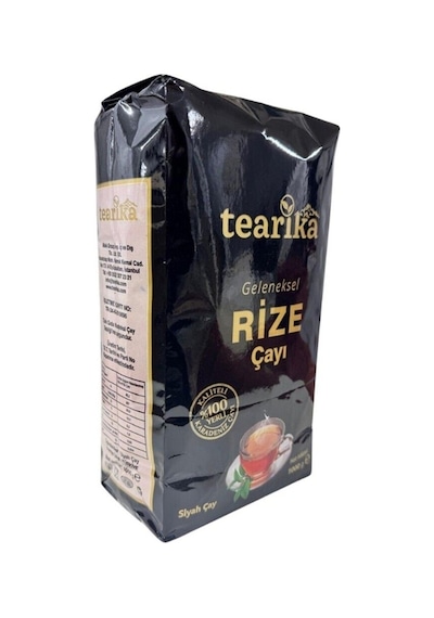 Tearika Geleneksel Rize Çayı Mayıs Hasadı Doğal Siyah Çay 1 KG