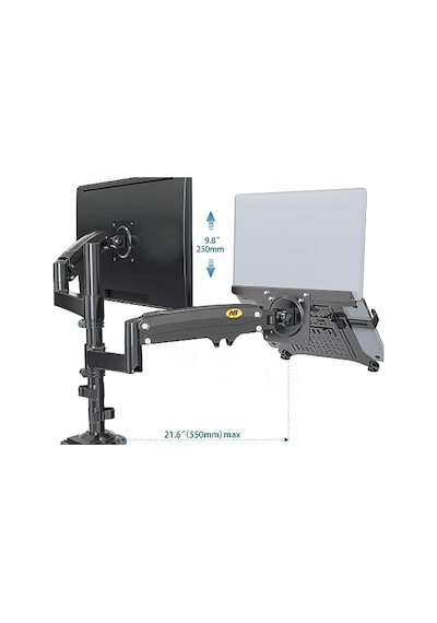 Ergoflex Ef S16 Çift Kol 17-32 İnch Uyumlu Amortisörlü 2-9 Kg Monitör Standı 2026 Versiyon
