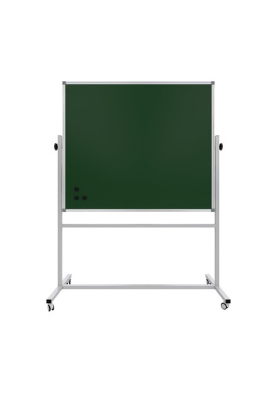 Mıknatıslı Mobil Brifing 360 Dönerli Yeşil Yazı Tahtası 90x120cm Yeşil