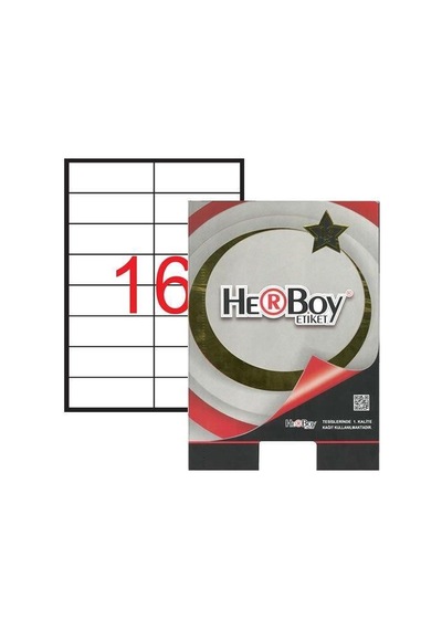 Herboy Laser Etiket 105x37.125mm HB1105