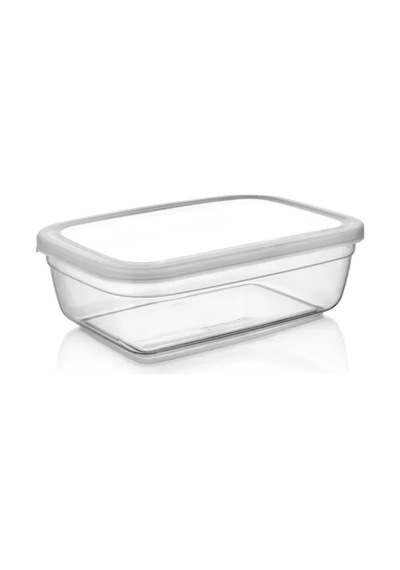 Asd035 Maya Dikdörtgen Saklama Kabı Krem 1500ml Çok Renkli