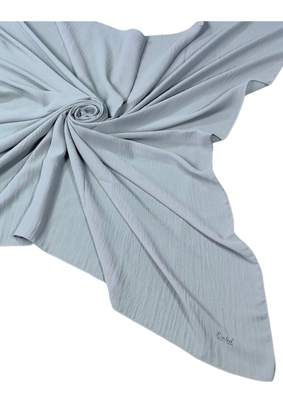 Mim Eşarp Enba Aerobin Jazz Caz Siyah Eşarp 120x120 Cm Gri