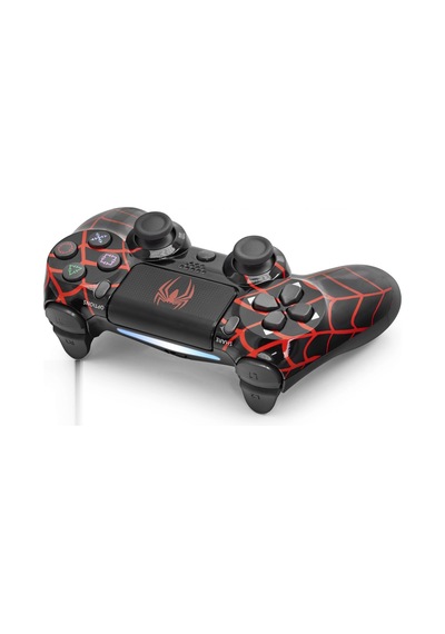 3.5 Mm Dokunmatik Gamepad Ps4 Uyumlu Kırmızı Siyah Nd400u