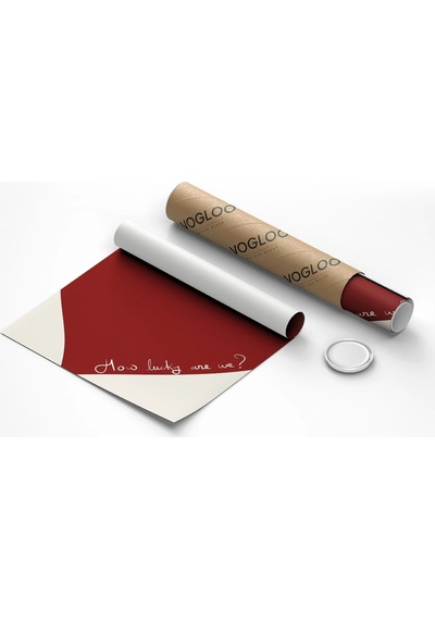 Çerçevesiz Poster Kalp Tasarımlı