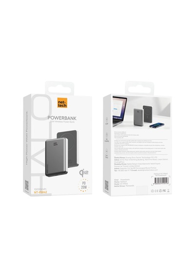 Nettech Nt-pw42 20w Pd 10000 Mah Magsafe Powerbank - Gri