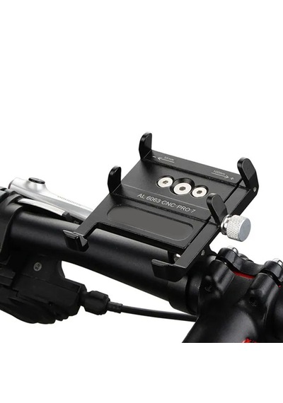 Bisiklet Motosiklet Scooter Gidon Metal Telefon Tutucu - P7 Fc982