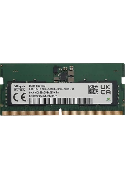 Sk Hynix Hmcg66agbsa095n Aa 8 Gb 5600 Mhz Ddr5 Notebook Ram