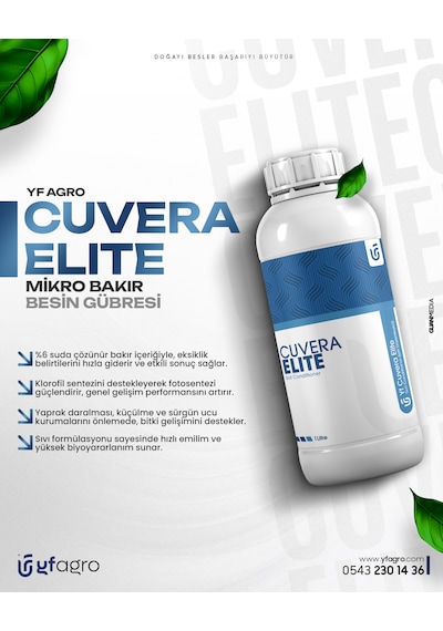 Yf Agro Cuavera Elite Bakır Çözeltisi 0.1 KG