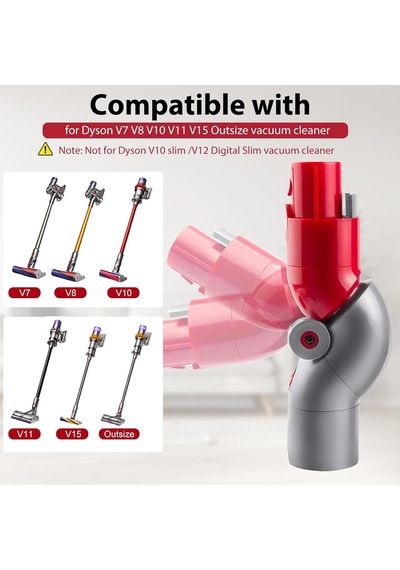 Hızlı Çıkarma Adaptörü, Düşük Menzil İçin Esnek Adaptör, 970790-01 Dyson Elektrikli Süpürge V7, V8, V10, V11, V15 İçin