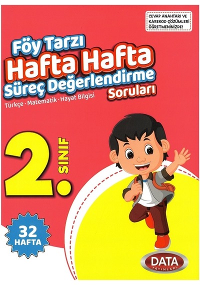 2.sınıf Föy Tarzı Hafta Hafta Süreç Değerlendirme Soruları 32 Hafta