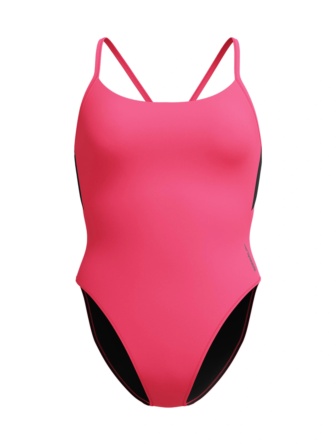 Speedo Solid Racerback Kadın Yüzücü Mayosu Pembe