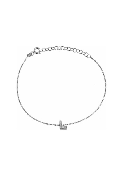 Argentum Concept - Gümüş L Harfi Bileklik - B067401