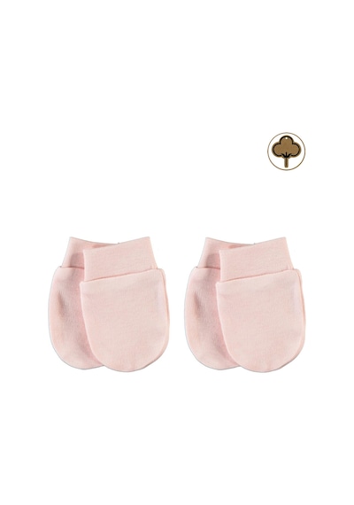Civil Baby Bebek Organik 2'li Eldiven 0+ Ay Pembe