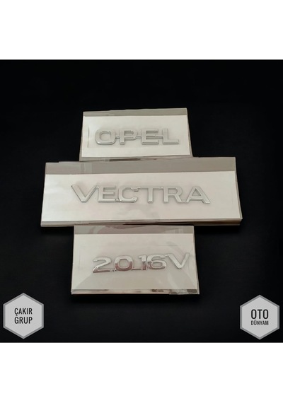 Opel Yazı Logo Amblem Takım 3'lü Takım (a Kalite) Opel Vectra 2.0_16v