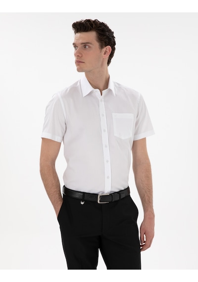 Pierre Cardin Erkek Beyaz Gömlek Basic 50302763-vr013 Beyaz