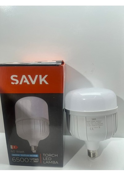 Şavk 60 W 6500k Beyaz Işık E27 Duylu Led Ampül Seçenekler