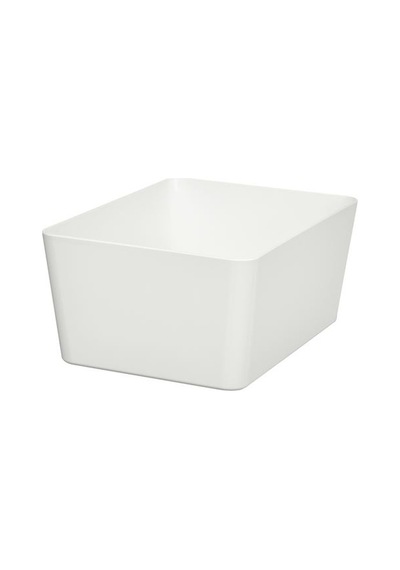 Ikea Kuggıs Kutu, Beyaz, 13x18x8 Cm
